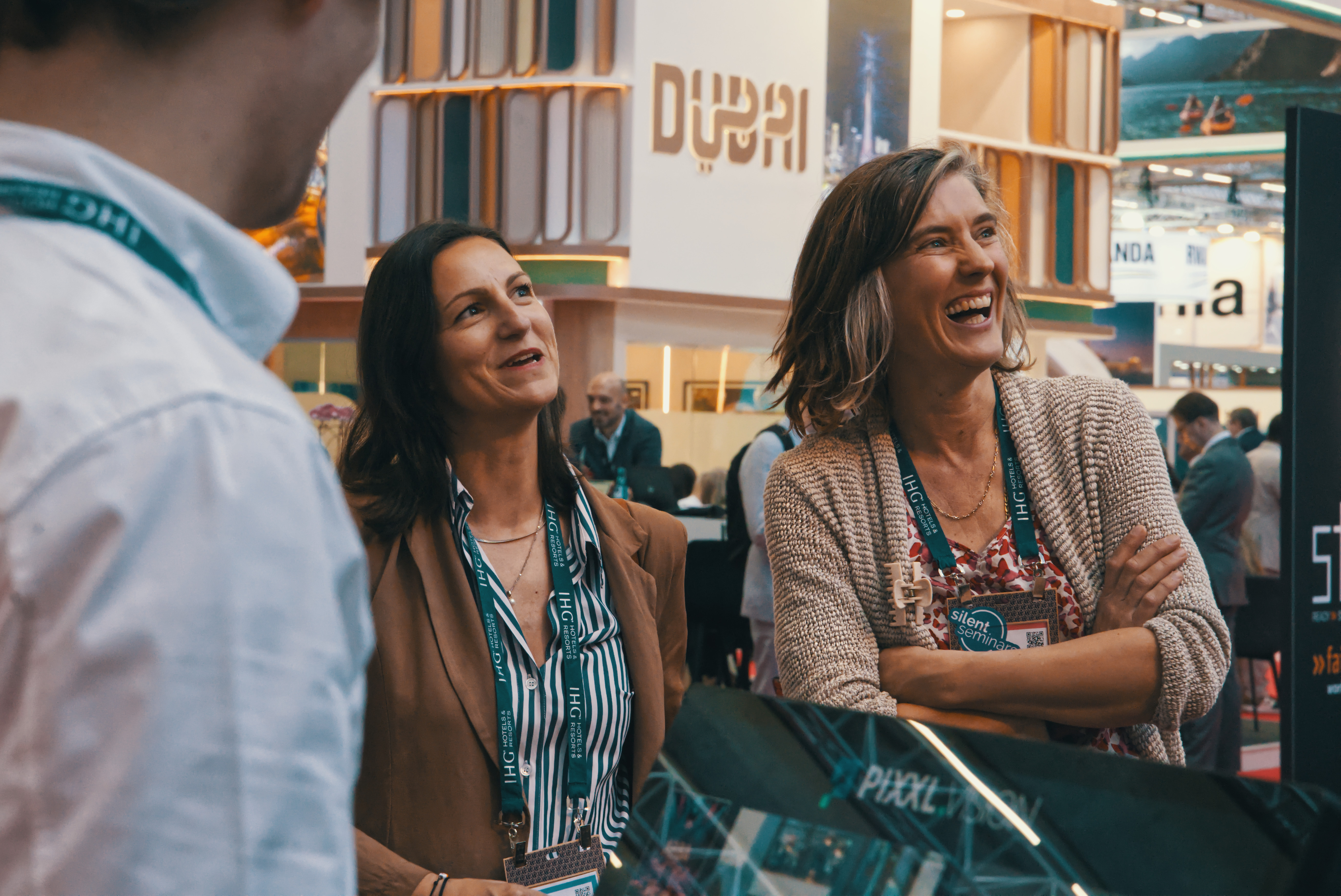 customer reaction shot